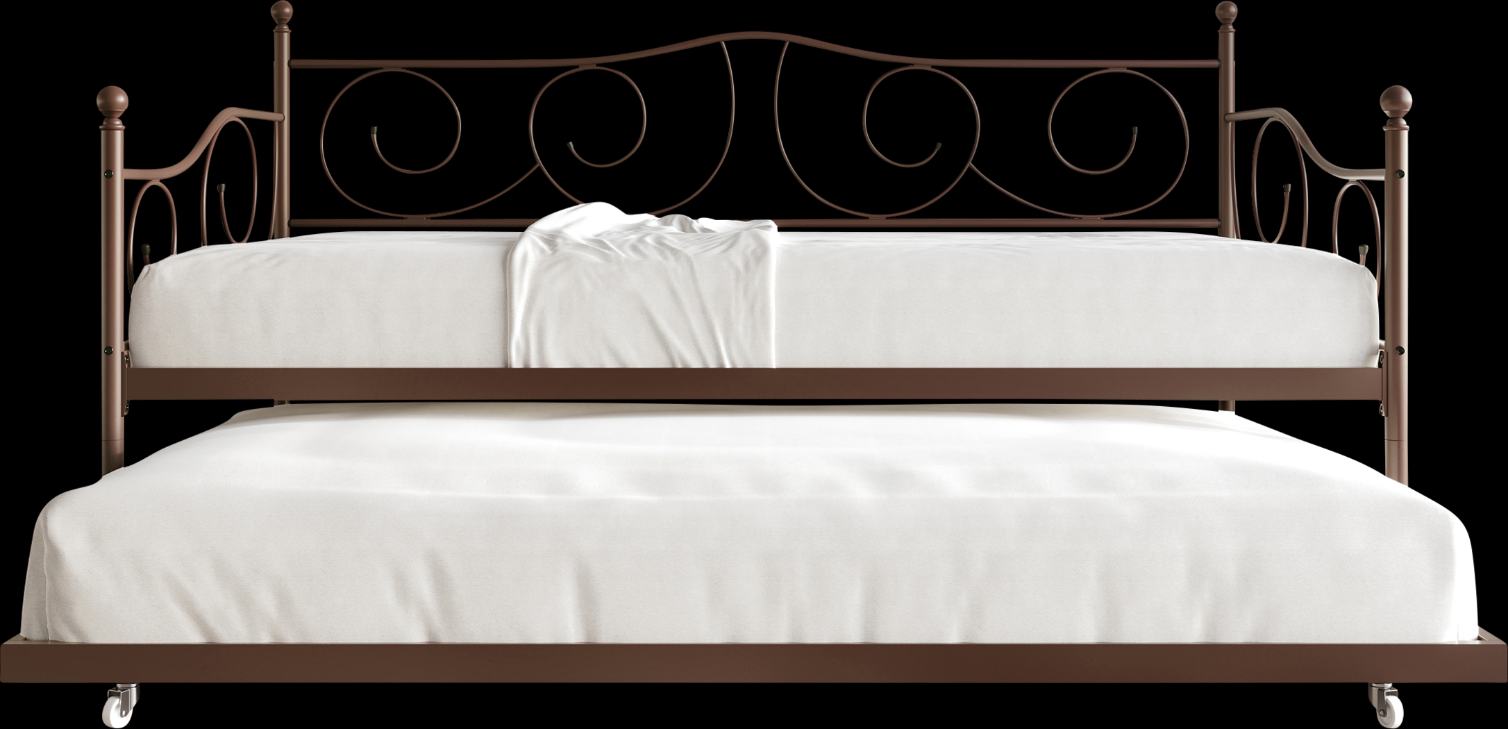 Sawwarers Brown Daybed With Trundle - Thumbnail - Image 3