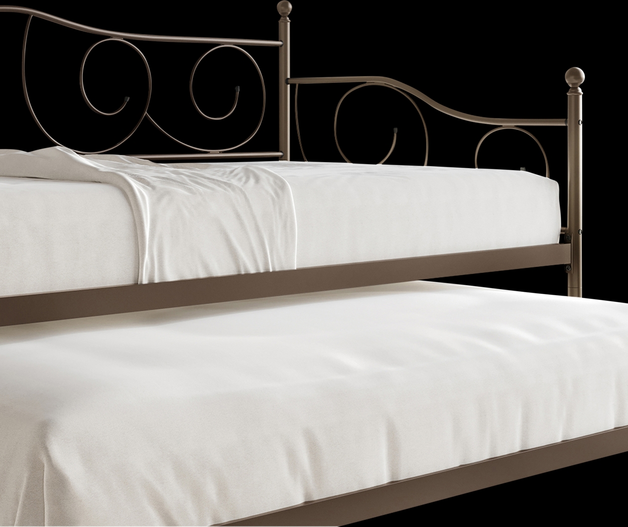 Sawwarers Brown Daybed With Trundle - Thumbnail - Image 5