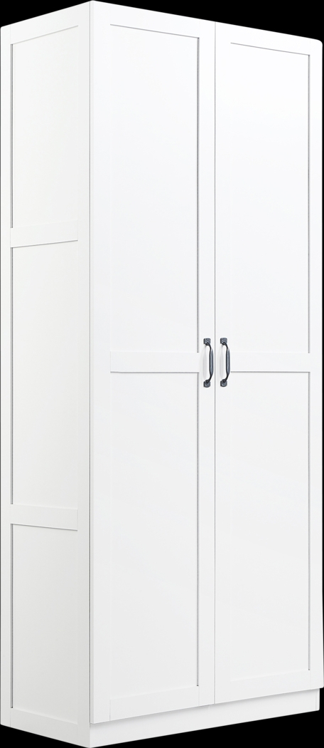 Sawwares II White Storage Cabinet - Thumbnail - Image 10