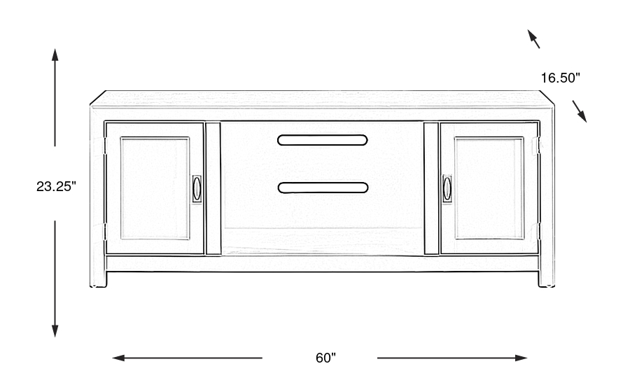 Dimension Image. Please refer to the Dimension Tab on this page for dimension details.