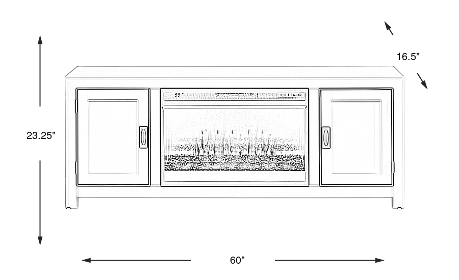Dimension Image. Please refer to the Dimension Tab on this page for dimension details.