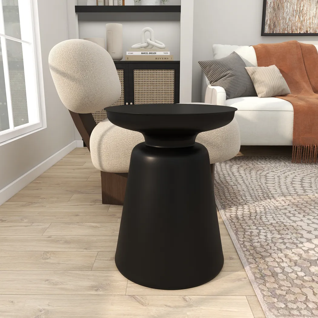 Sawyir Black Side Table - Thumbnail - Image 2