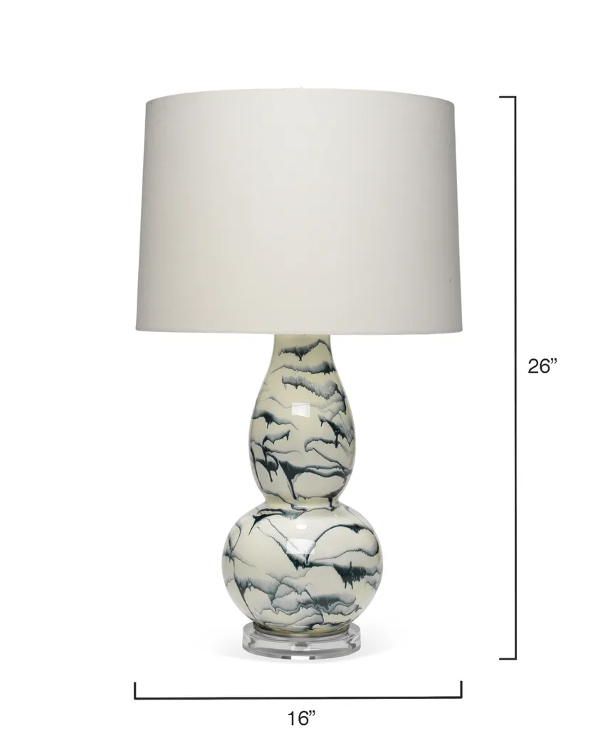 Sayders Home Blue Lamp - Thumbnail - Image 4