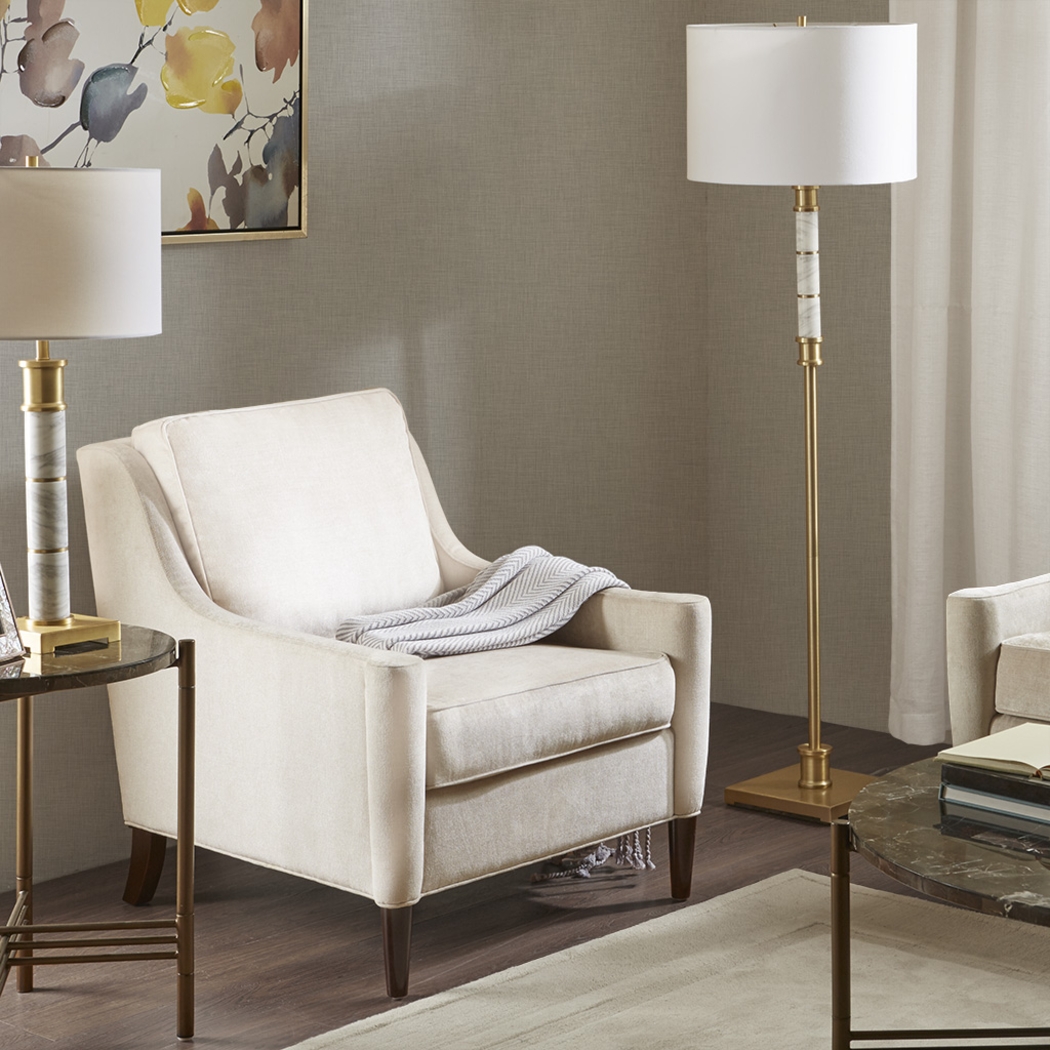 Sayles Gray Accent Chair - Thumbnail - Image 2