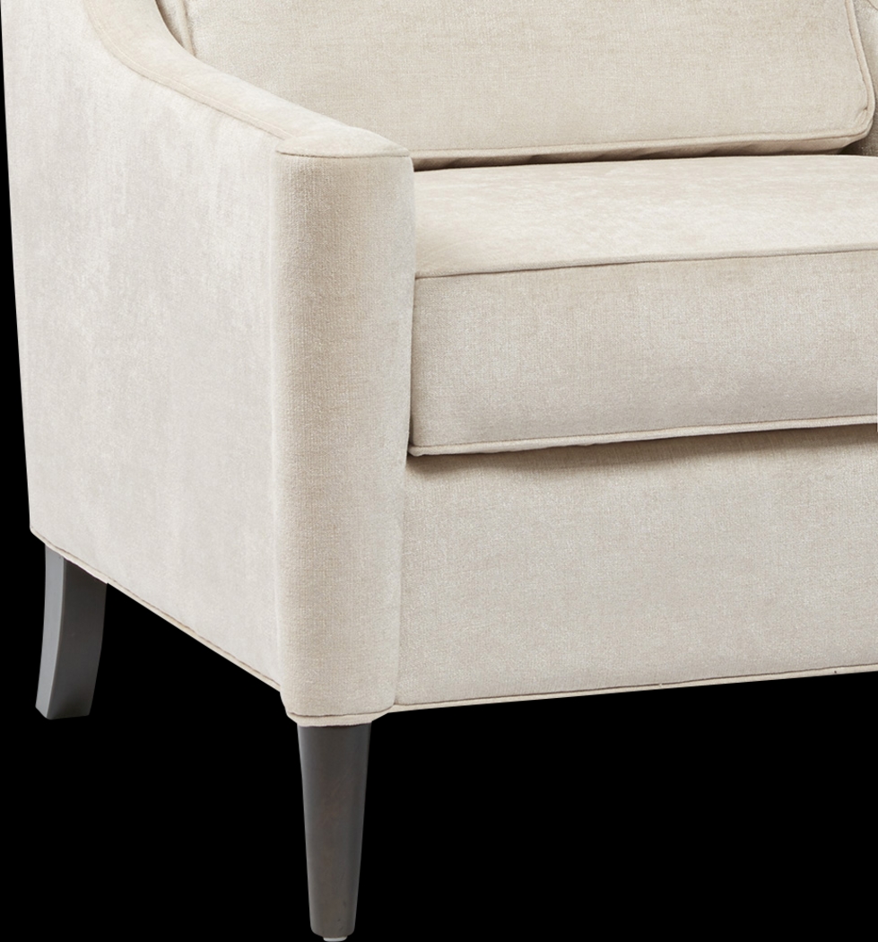 Sayles Gray Accent Chair - Thumbnail - Image 6