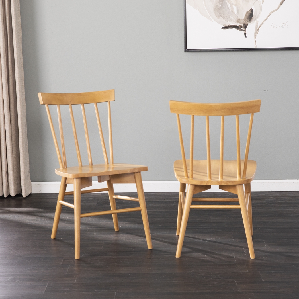 Sayreton Natural Dining Chair, Set of 2 - Thumbnail - Image 6