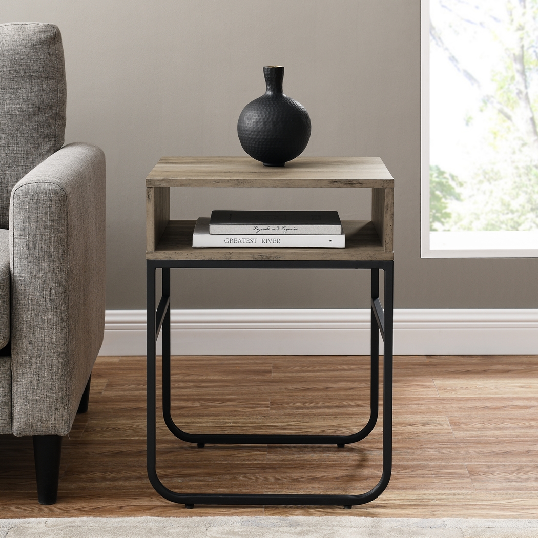 Sayward Gray End Table - Thumbnail - Image 4