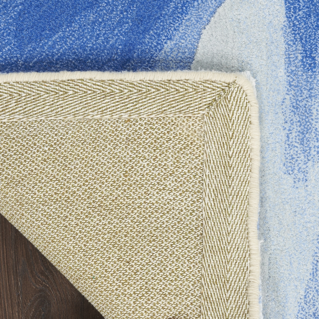 Scaqui Blue/Multi 7'9 x 9'9 Rug - Thumbnail - Image 4