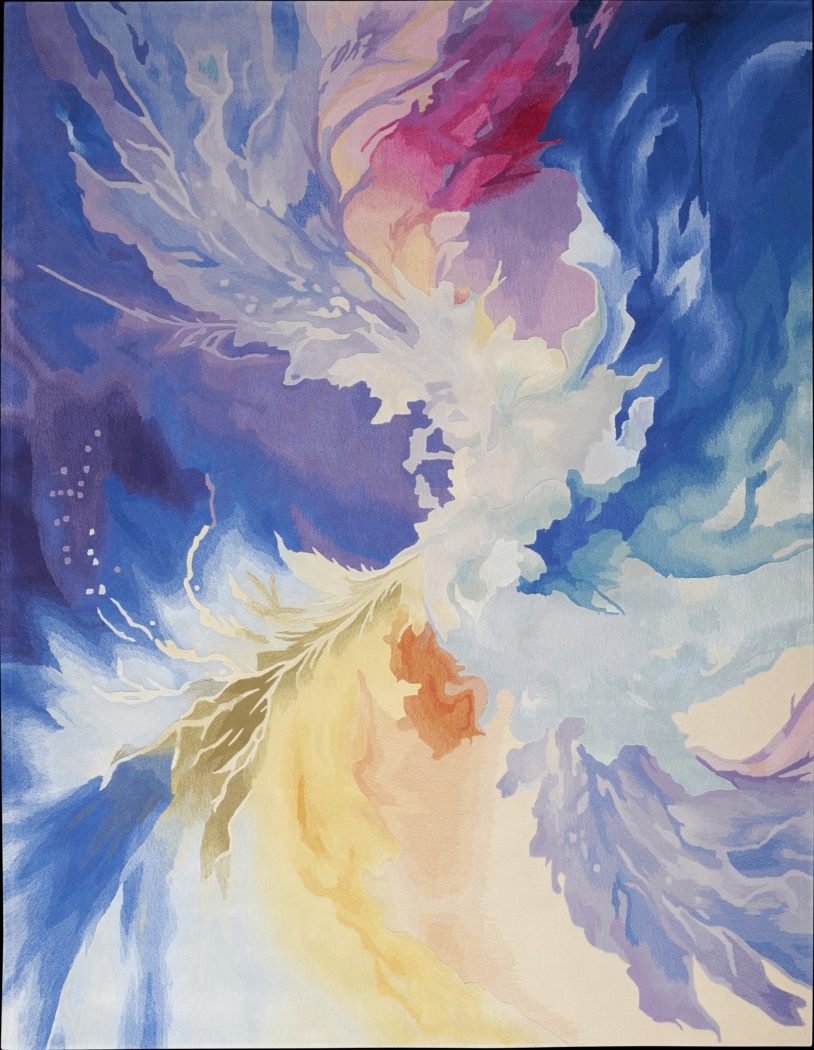 Scaqui Blue/Multi 7'9 x 9'9 Rug - Thumbnail - Image 1