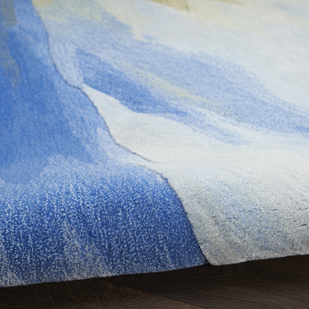 Scaqui Blue/Multi 8'6 x 11'6 Rug - Thumbnail - Image 9
