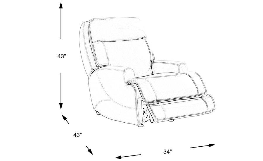 Dimension Image. Please refer to the Dimension Tab on this page for dimension details.