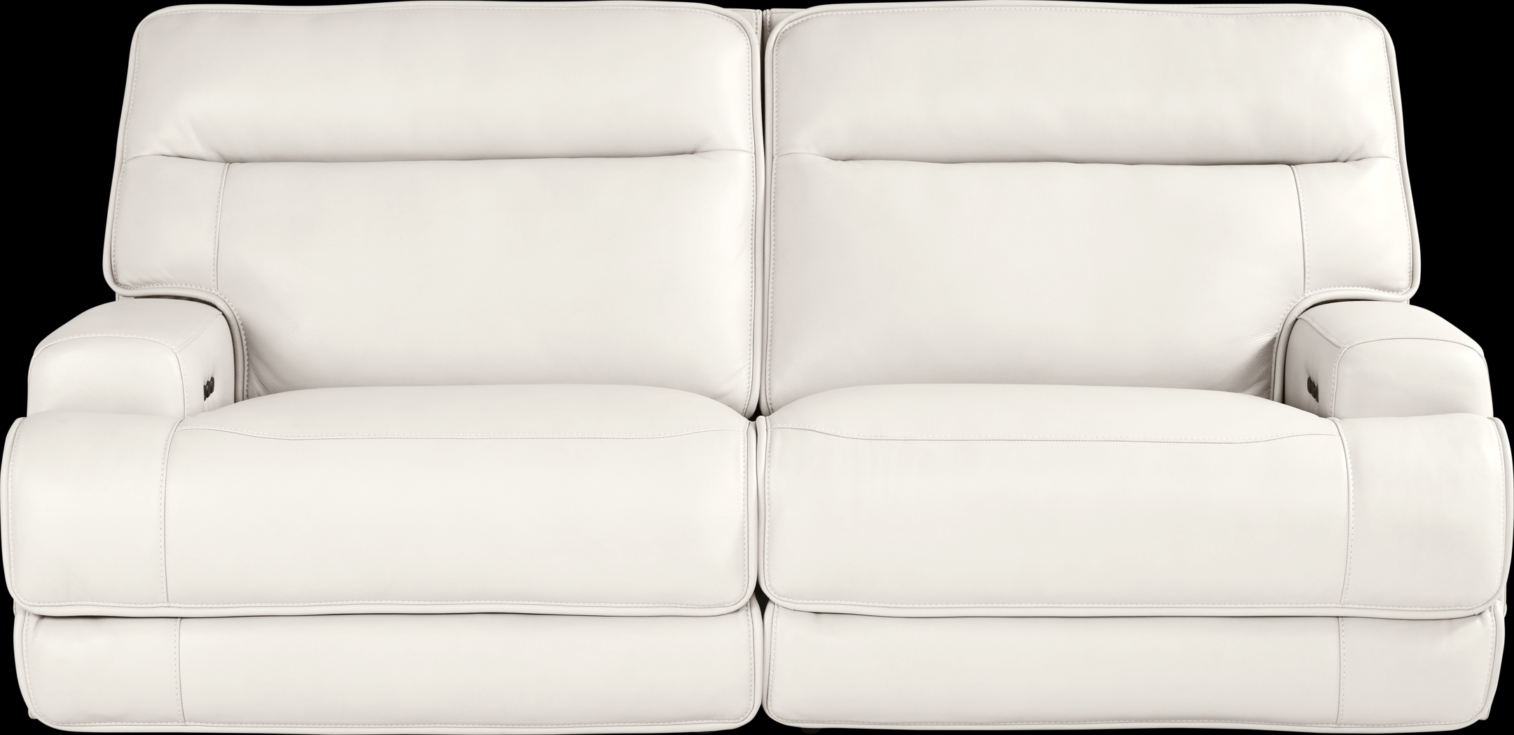 Scarborough White Leather 8 Pc Dual Power Reclining Living Room - Thumbnail - Image 12