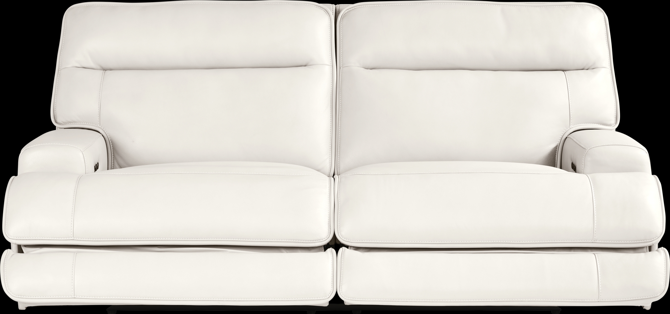 Scarborough White Leather 8 Pc Dual Power Reclining Living Room - Thumbnail - Image 11