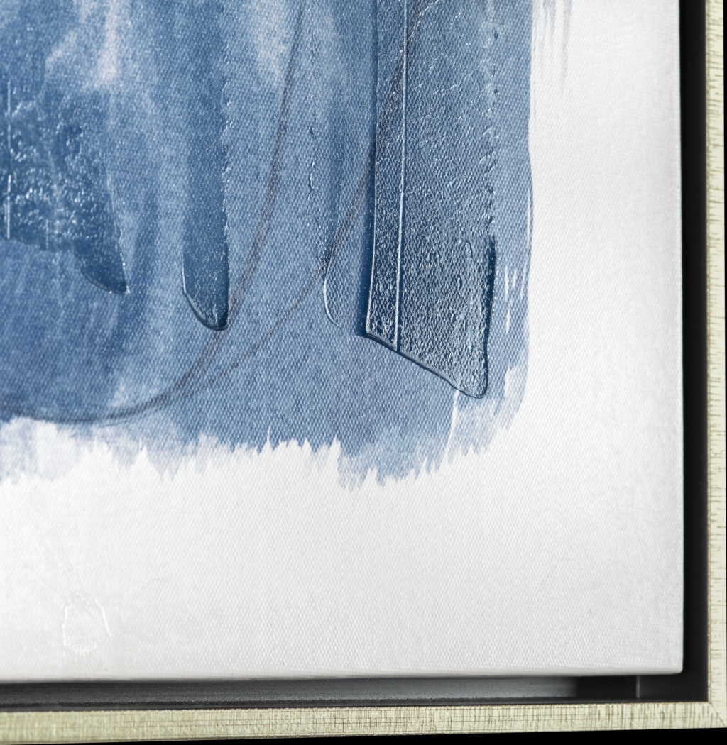 Schelhorn Blue Artwork, Set of 4 - Thumbnail - Image 3