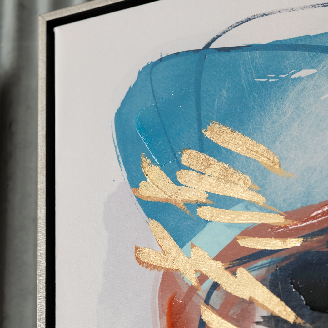 Schelhorn Blue Artwork, Set of 4 - Thumbnail - Image 4