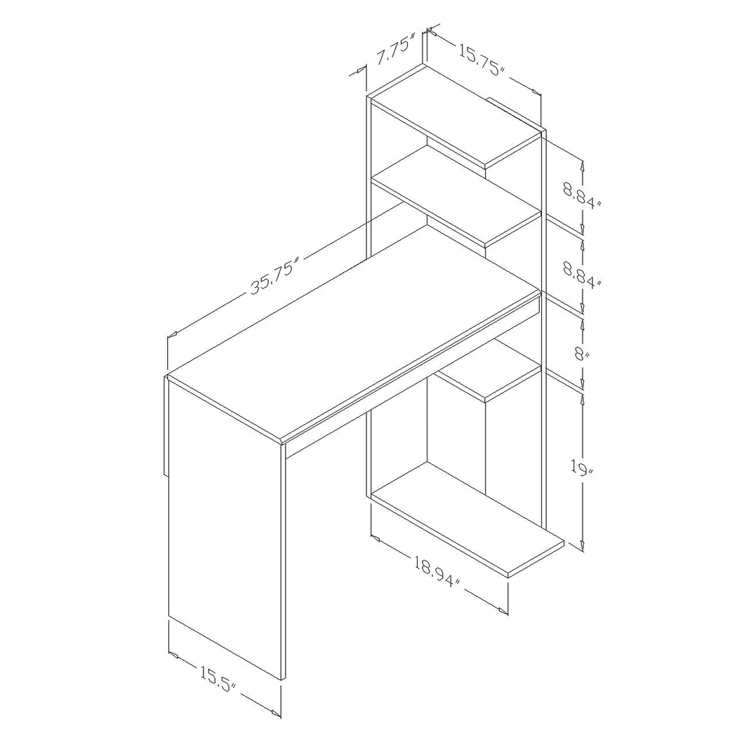 Schemkel Oak Desk - Thumbnail - Image 9