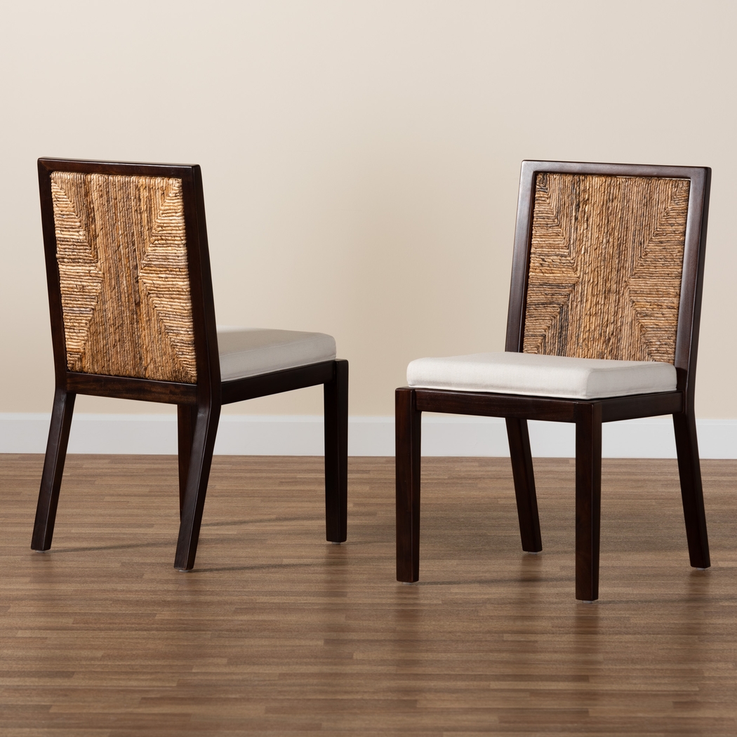 Schiess Dark Brown Side Chair - Thumbnail - Image 2