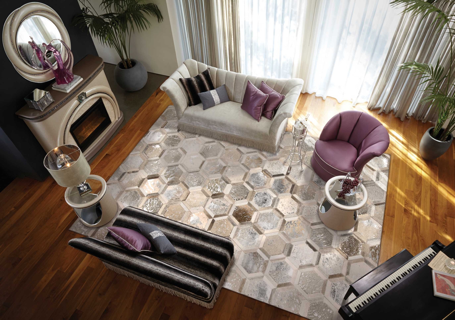 Schimmer Gray 8' x 10' Rug - Thumbnail - Image 2