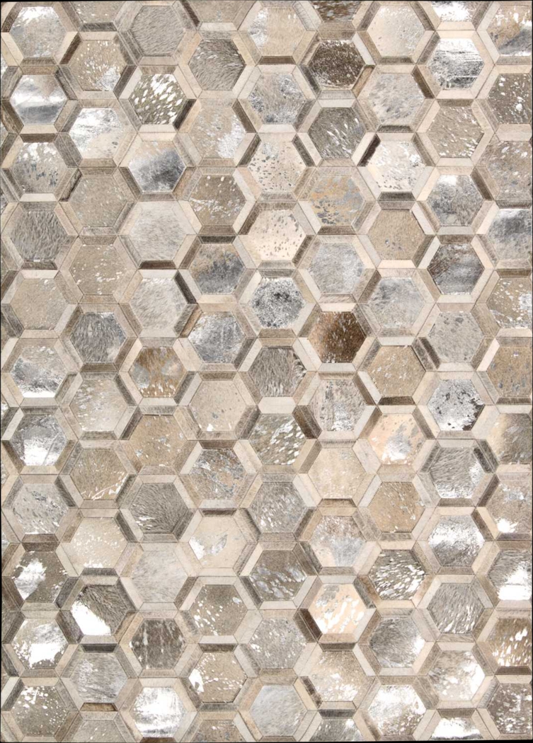 Schimmer Silver 5'3 x 7'5 Rug - Thumbnail - Image 1