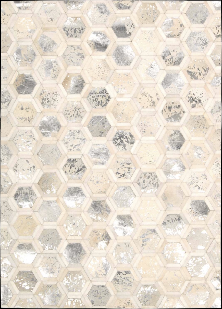 Schimmer White 8' x 10' Rug - Thumbnail - Image 1