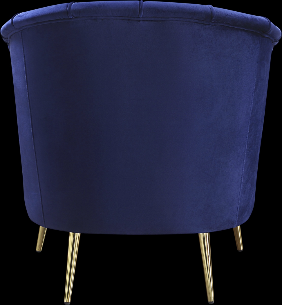 Schley Blue Accent Chair - Thumbnail - Image 4
