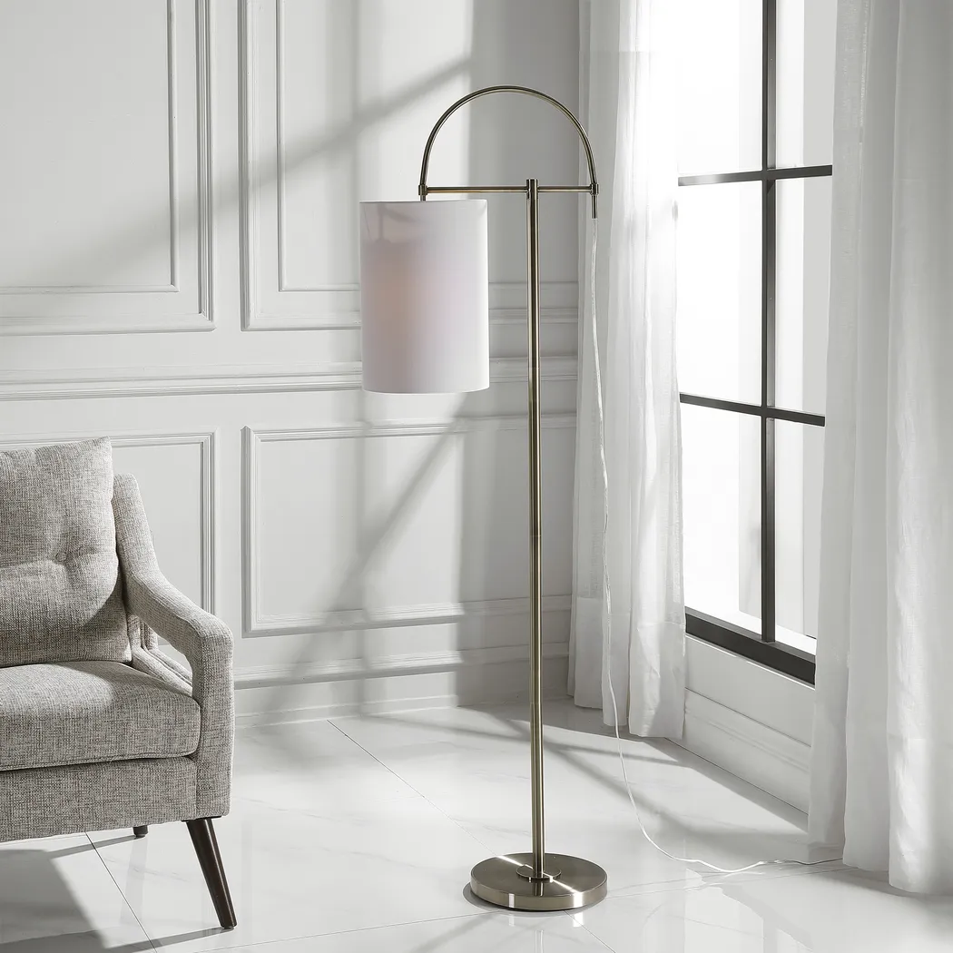Scholes Nest Brass Floor Lamp - Thumbnail - Image 6