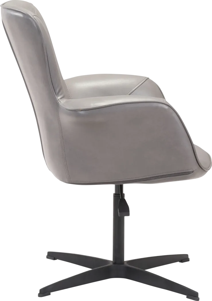 Schuyler Gray Office Chair - Thumbnail - Image 2