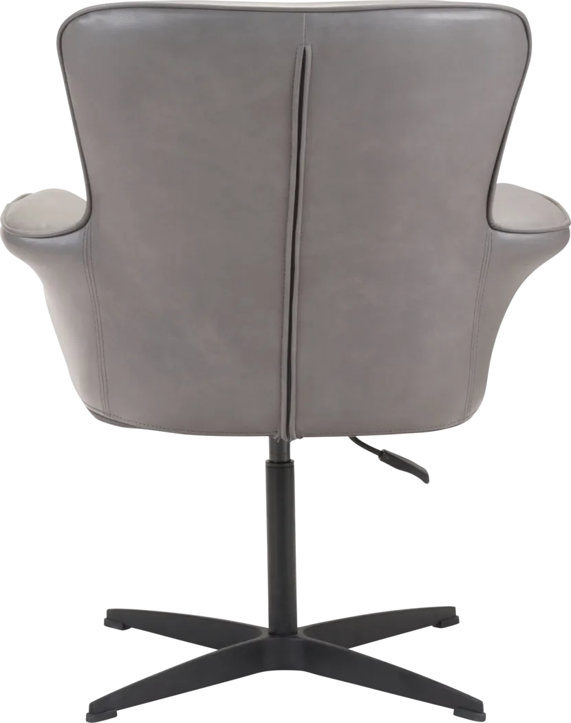 Schuyler Gray Office Chair - Thumbnail - Image 4