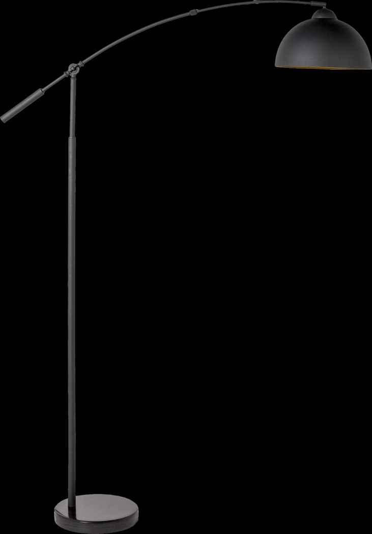 Scibilia Moor Black Floor Lamp - Thumbnail - Image 1