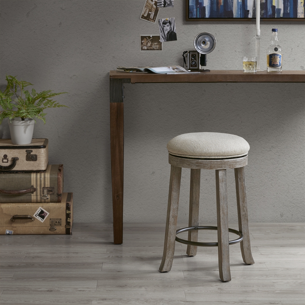 Scoregga Cream Counter Height Stool - Thumbnail - Image 2