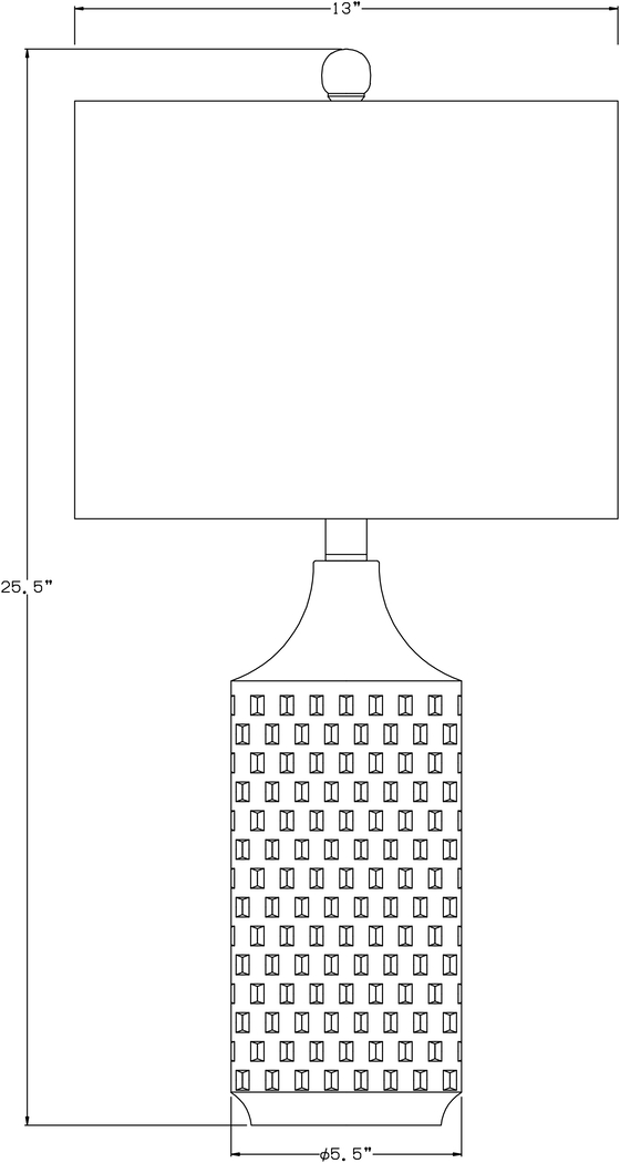 Scotia Avenue Cream Lamp - Thumbnail - Image 9