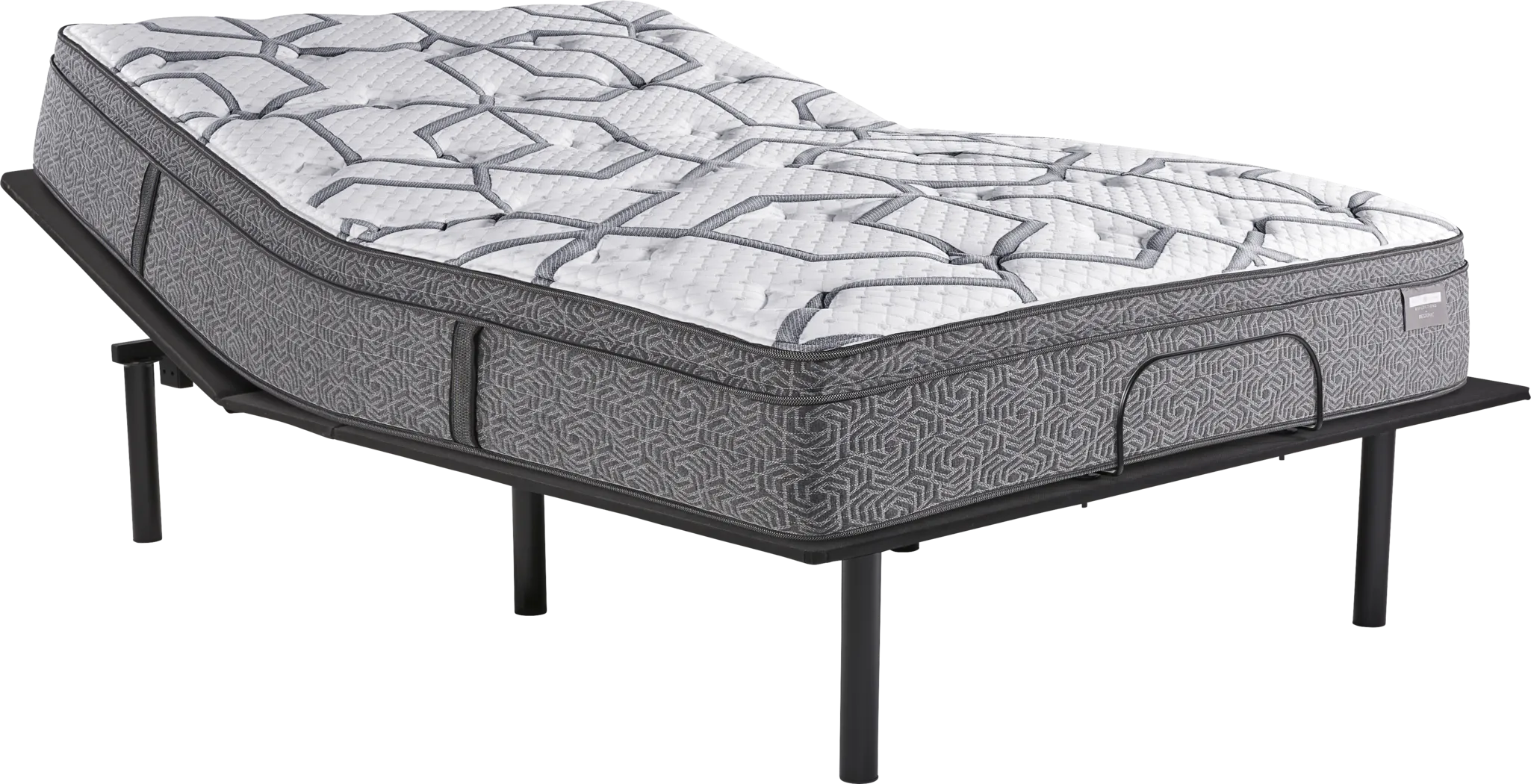 Scott Living Reflections Silhouette Queen Mattress with Head Up Only Base - Thumbnail - Image 1