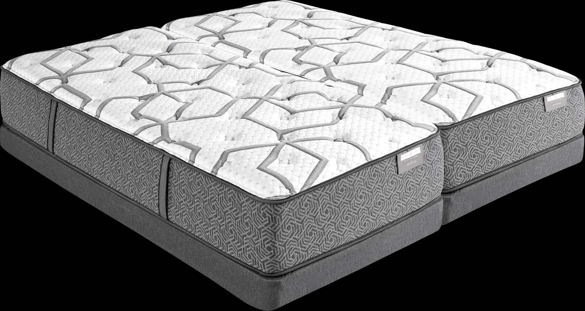 Scott Living Reflections Portrait Low Profile Split King Mattress Set - Thumbnail - Image 1