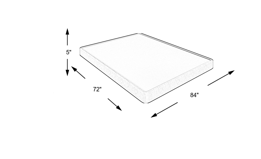 Dimension Image. Please refer to the Dimension Tab on this page for dimension details.