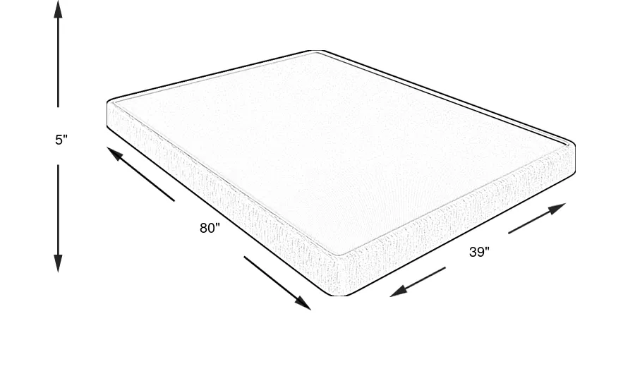 Dimension Image. Please refer to the Dimension Tab on this page for dimension details.