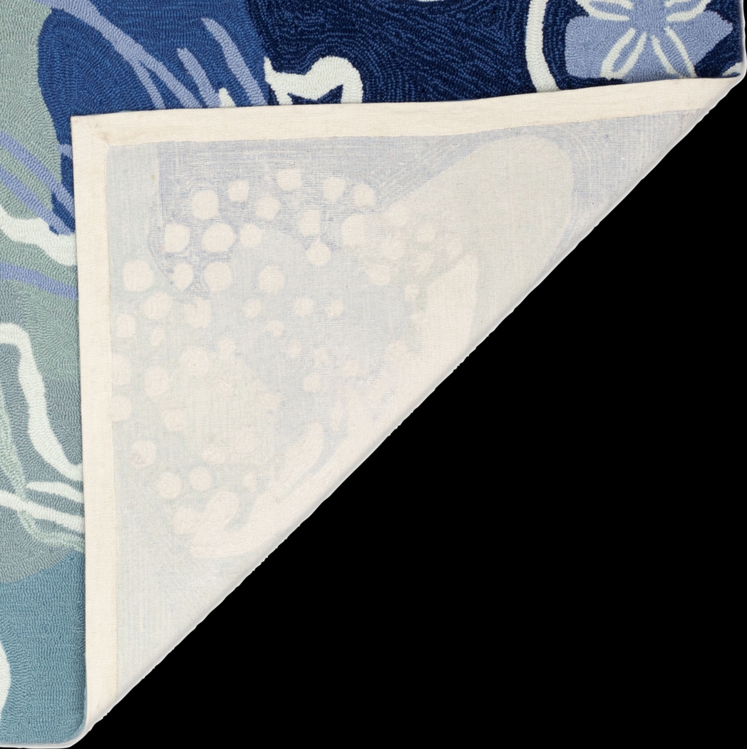 Sea Dance Blue 7'6 x 9'6 Indoor/Outdoor Rug - Thumbnail - Image 7