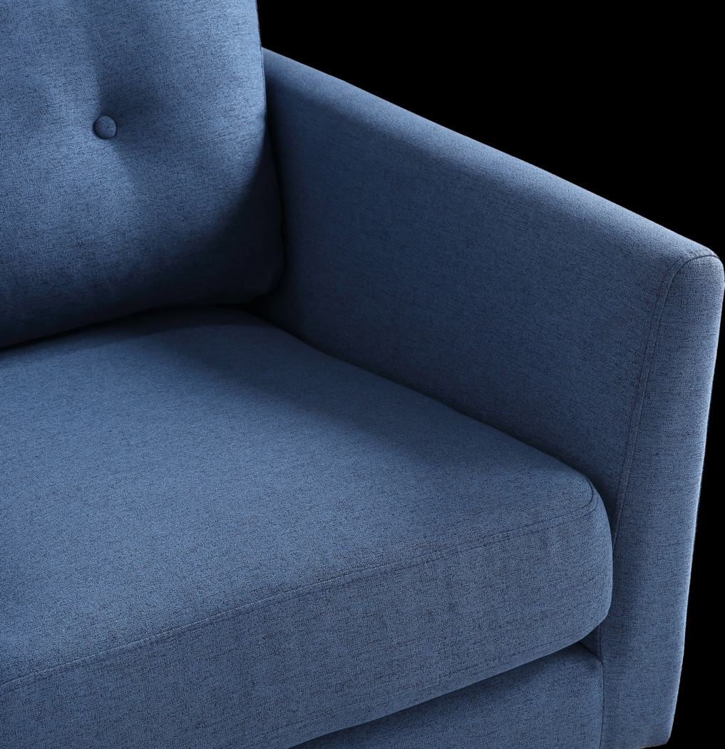 Seabolt Blue Accent Chair - Thumbnail - Image 6