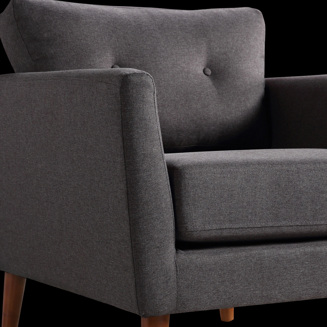 Seabolt Charcoal Accent Chair - Thumbnail - Image 2