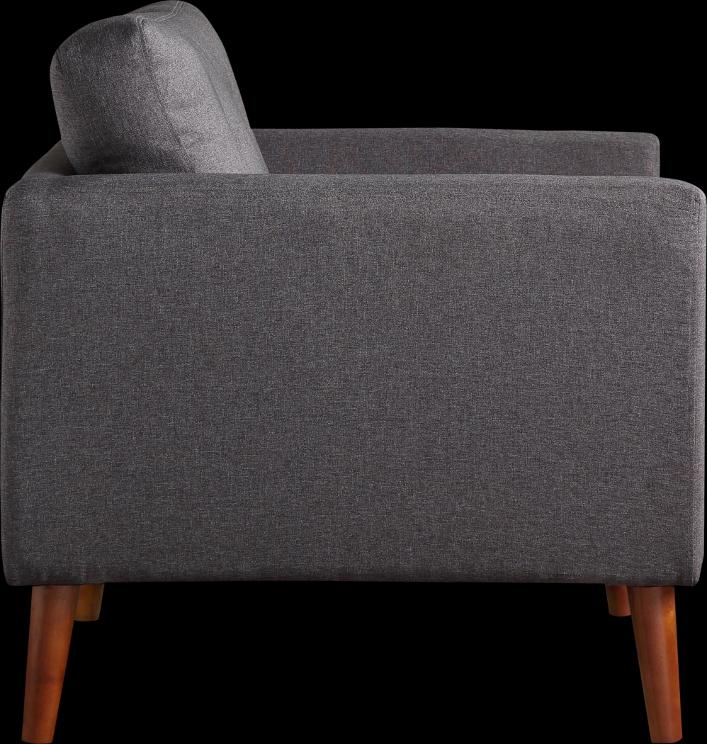 Seabolt Charcoal Accent Chair - Thumbnail - Image 4
