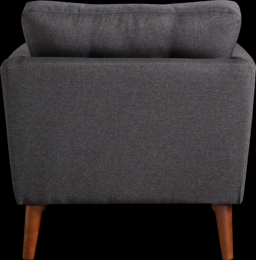 Seabolt Charcoal Accent Chair - Thumbnail - Image 5