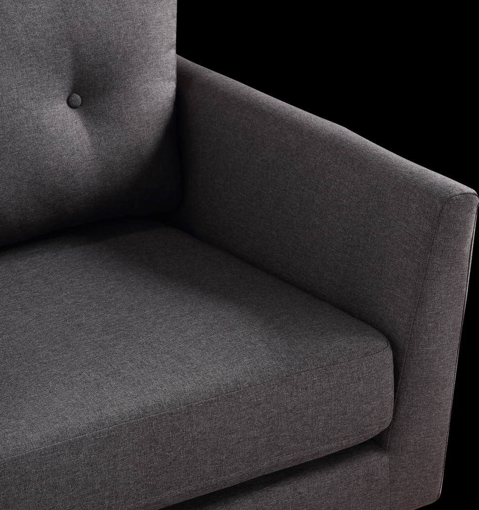 Seabolt Charcoal Accent Chair - Thumbnail - Image 6