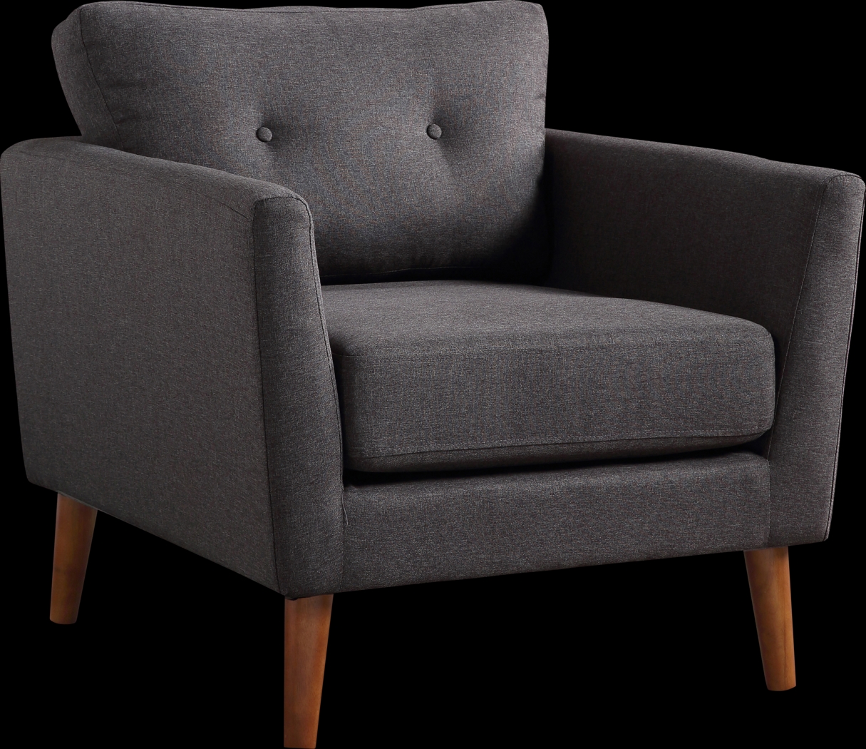 Seabolt Charcoal Accent Chair - Thumbnail - Image 1