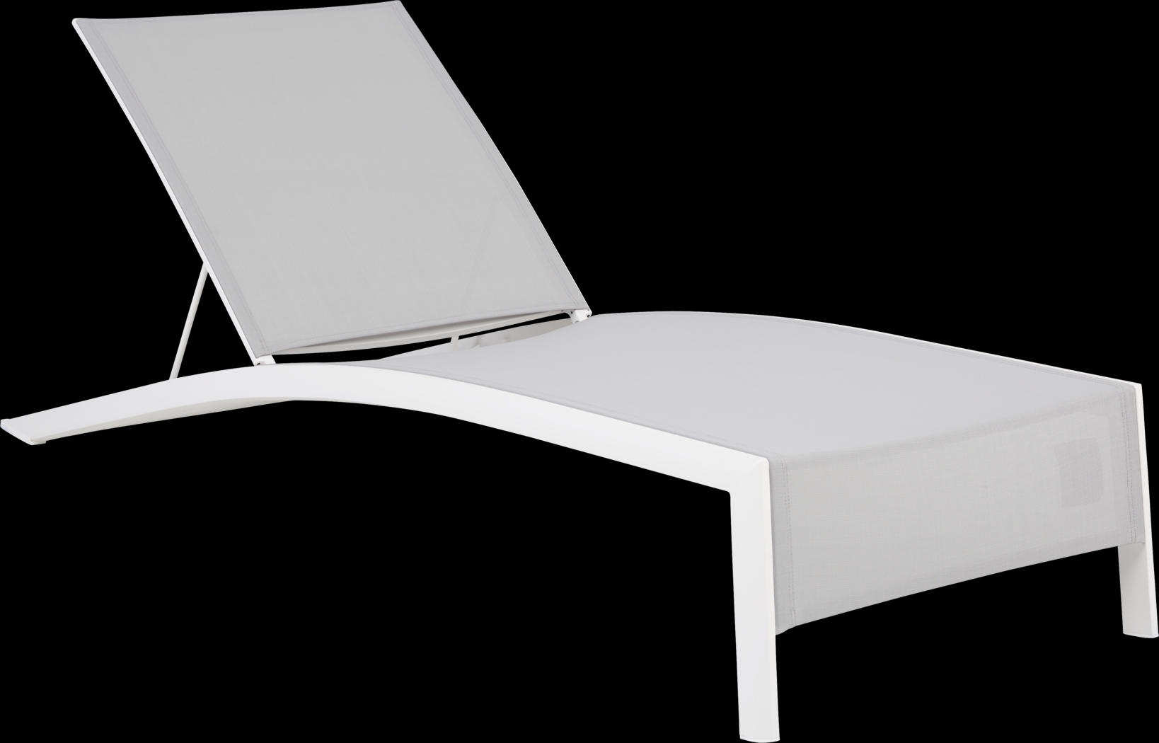 Seagate White Outdoor Chaise - Thumbnail - Image 1