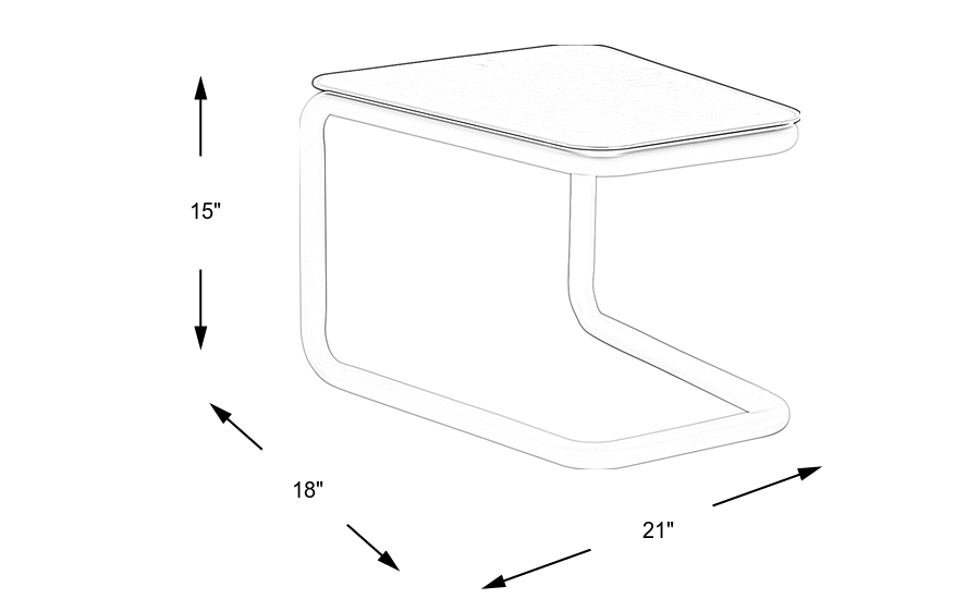 Dimension Image. Please refer to the Dimension Tab on this page for dimension details.