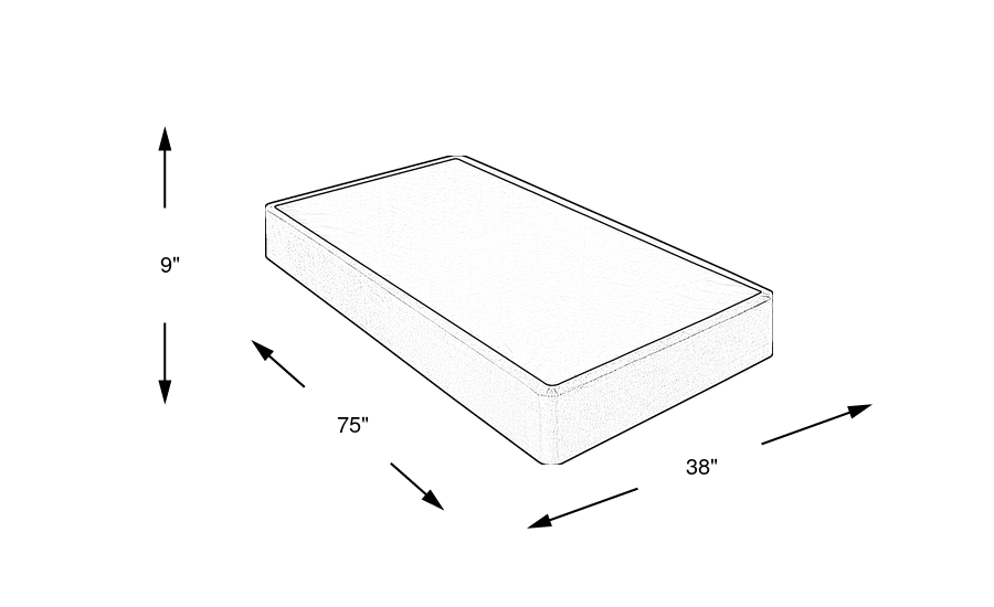 Dimension Image. Please refer to the Dimension Tab on this page for dimension details.
