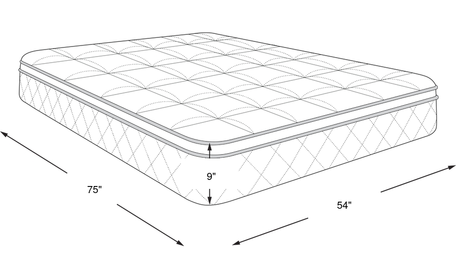 Dimension Image. Please refer to the Dimension Tab on this page for dimension details.