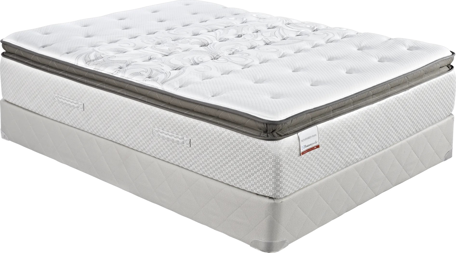 Sealy November Rain Queen Mattress Set - Thumbnail - Image 1