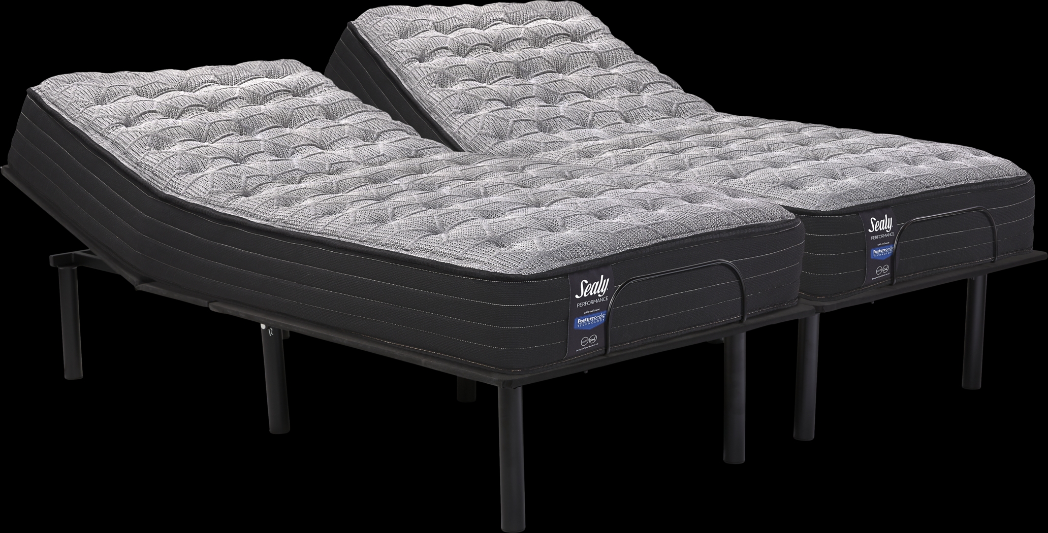 Sealy Performance Beech Street Split King Mattress with RTG Sleep 2000 Adjustable Base - Thumbnail - Image 1