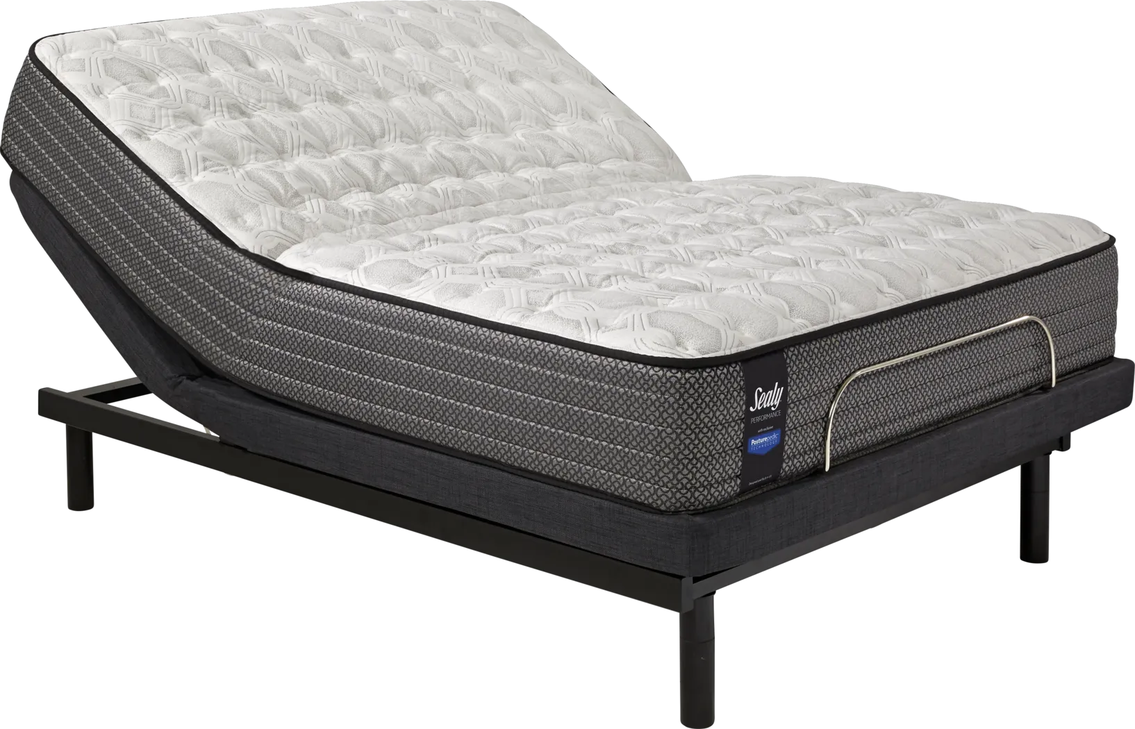 Sealy Performance Coral Oaks Queen Mattress with Sealy Ease Adjustable Lifestyle Base - Thumbnail - Image 1