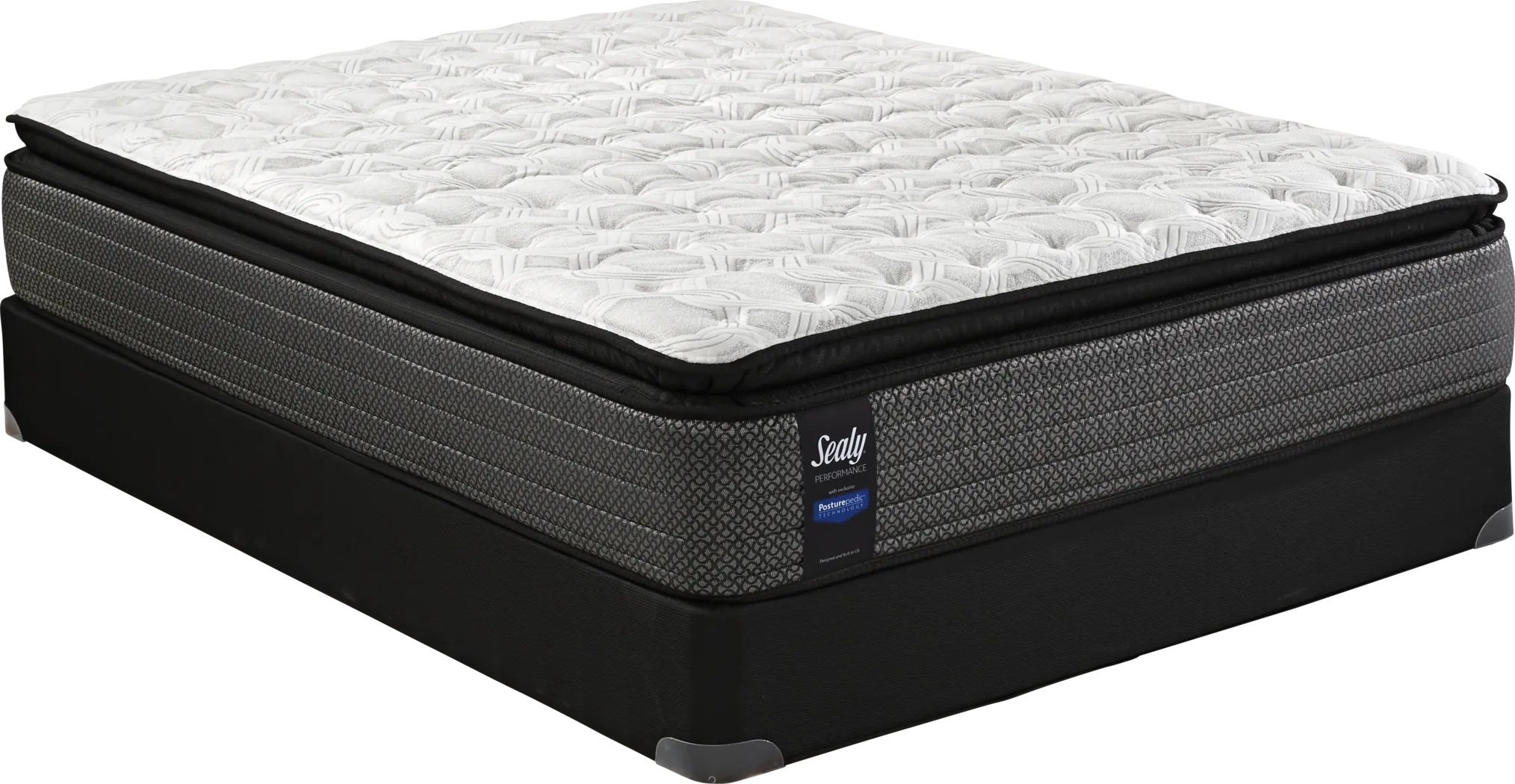 Sealy Performance Crystal Sand King Mattress Set - Thumbnail - Image 1